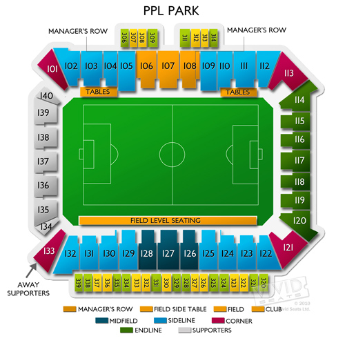 Talen Energy Stadium Seating Chart With Rows