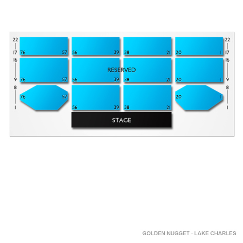 Golden Nugget Lake Charles Event Center Seating Chart