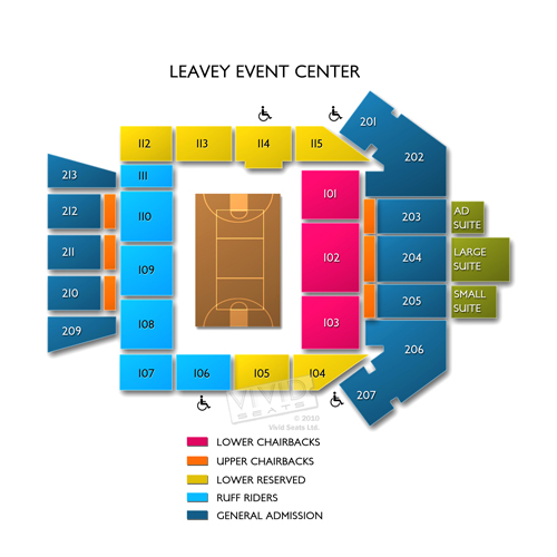Leavey Event Center Seating Chart Vivid Seats