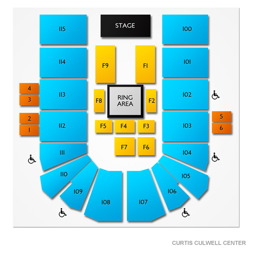 Curtis Culwell Center Venue Map