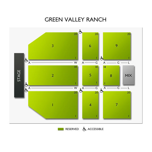 Green Valley Ranch Venue Map