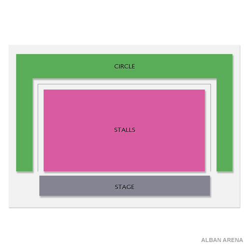 Alban Arena Venue Map