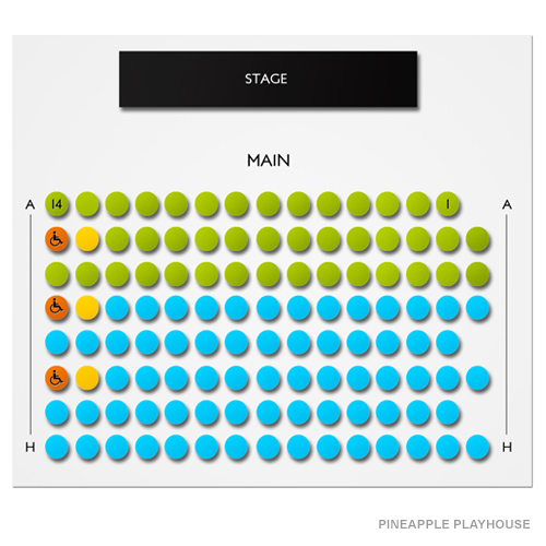 Pineapple Playhouse Venue Map