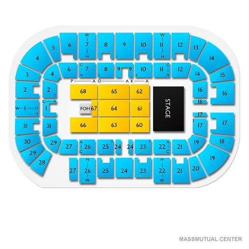 MassMutual Center Venue Map