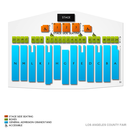 Los Angeles County Fair Seating Chart Vivid Seats