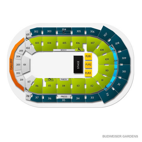 Canada Life Place Venue Map