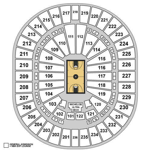 Thomas and Mack Center Venue Map