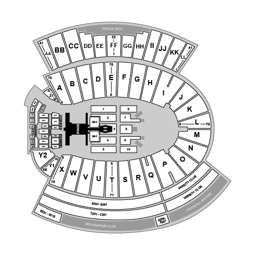 Camp Randall Stadium Venue Map
