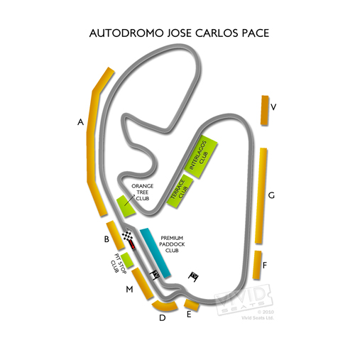 Autodromo Jose Carlos Pace Seating Chart | Vivid Seats