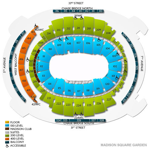 Msg Boxing Seating Chart