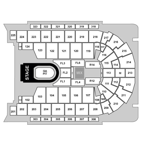 Boardwalk Hall Venue Map