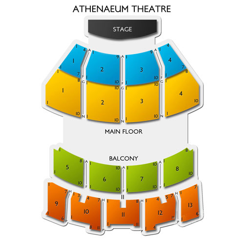 Athenaeum Center Venue Map