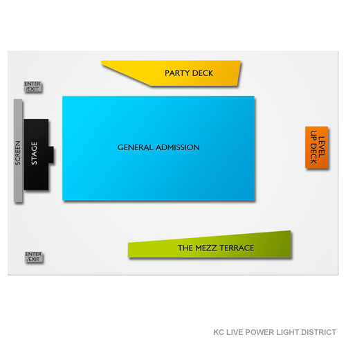 Kansas City Live Venue Map