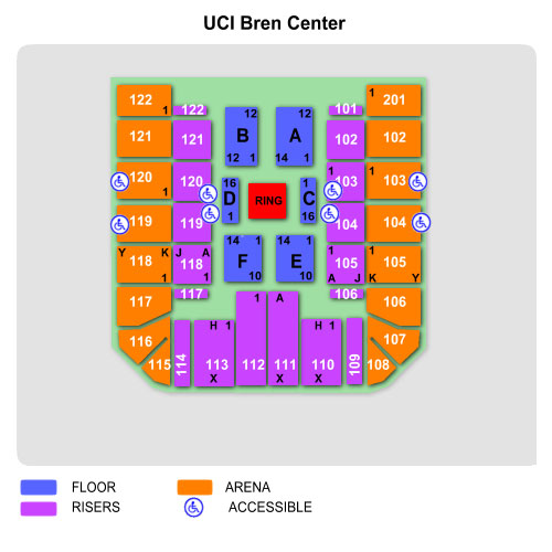 UCI Bren Center Seating Chart | Vivid Seats