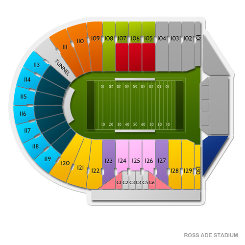 Ross-Ade Stadium Venue Map