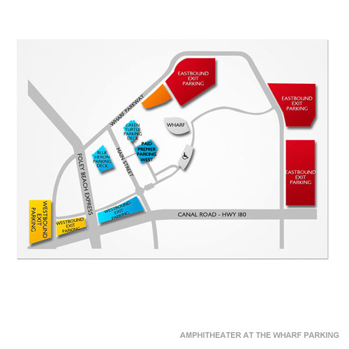 Amphitheater at The Wharf Parking Venue Map