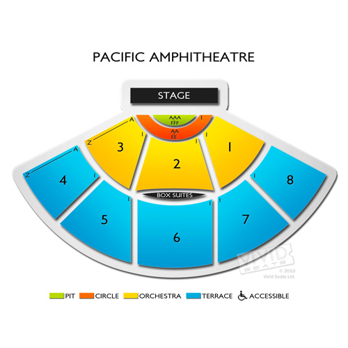 Pacific Amphitheatre Tickets Pacific Amphitheatre Information