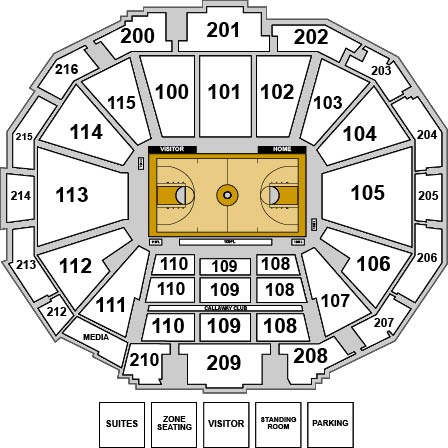 Venue seating map