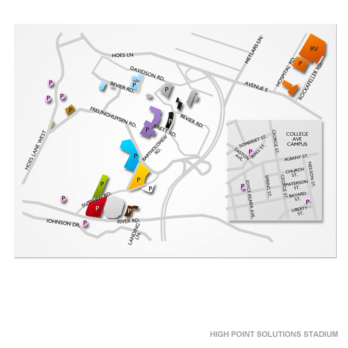 Shi Stadium Parking Map