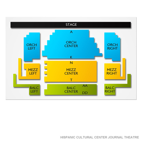National Hispanic Cultural Center Venue Map