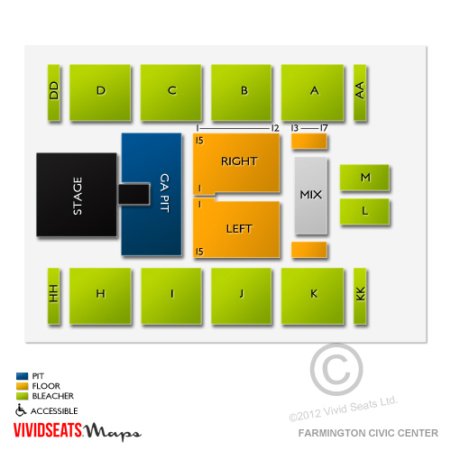 Farmington Civic Center Seating Chart | Vivid Seats