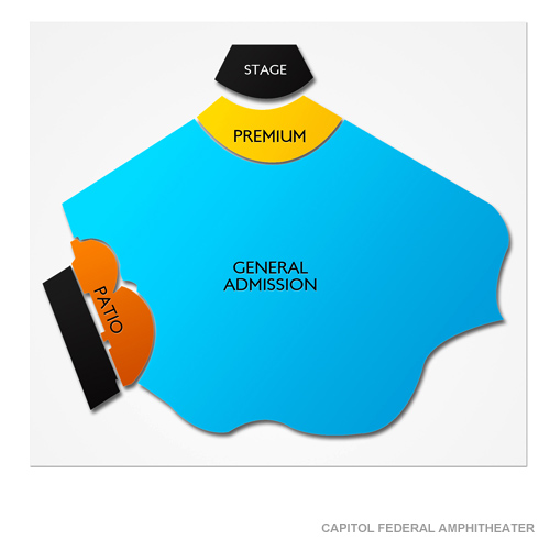 Capitol Federal Amphitheater Venue Map