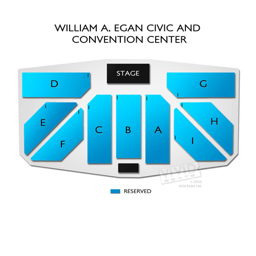 William A. Egan Civic and Convention Center Seating Chart | Vivid Seats