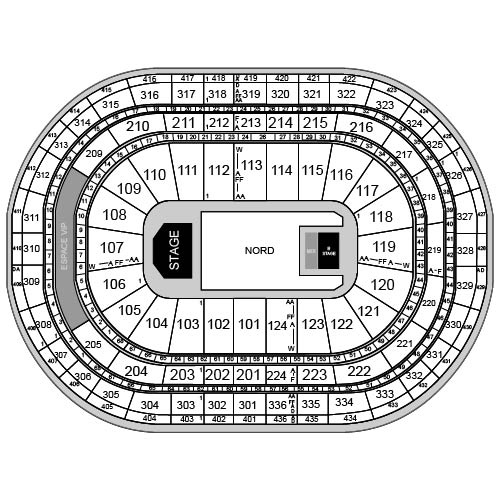 Bell Centre Venue Map