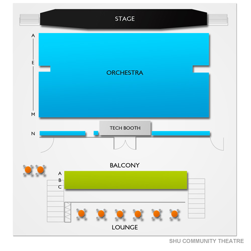 SHU Community Theatre Venue Map