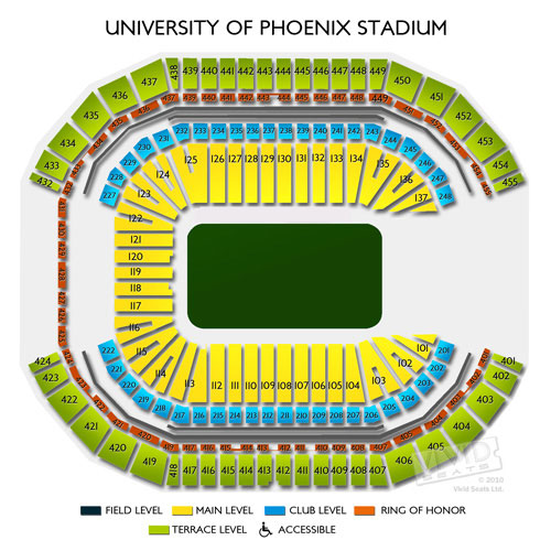 State Farm Stadium Venue Map