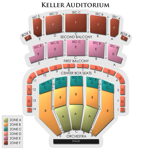 Keller Theater Seating Chart