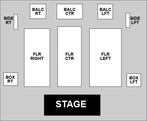 Rome City Auditorium Venue Map