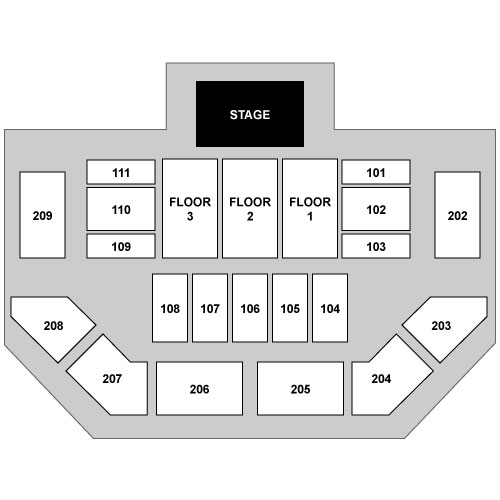 Forum River Center Venue Map