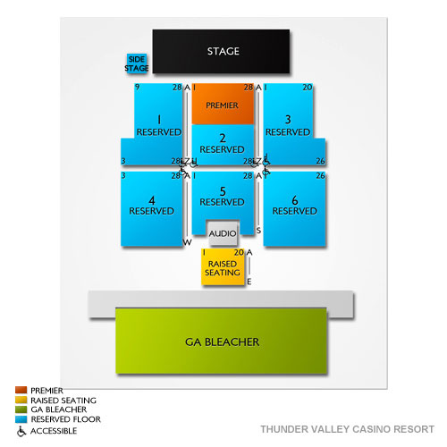 Thunder Valley Amphitheater Seating Chart