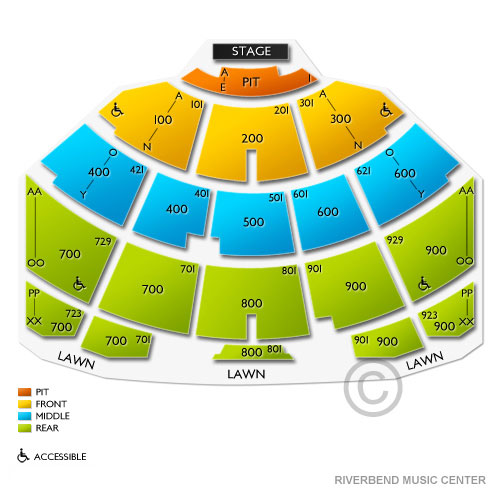 Riverbend Seating Chart