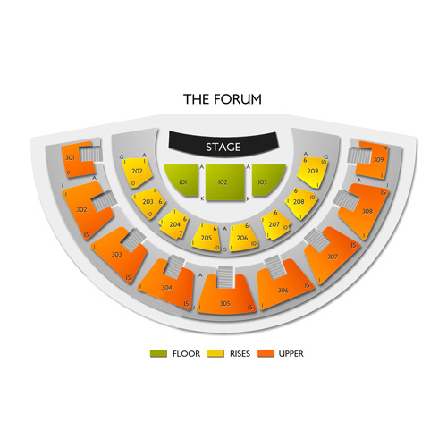 Harrisburg Forum Seating Chart