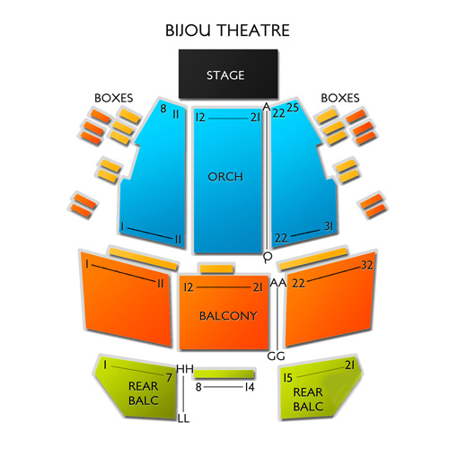 Bijou Theatre Knoxville Seating Chart