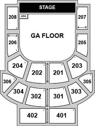 The Tabernacle Venue Map