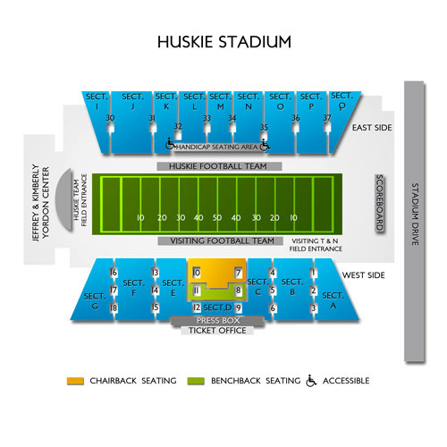 Huskie Stadium Tickets Northern Illinois Huskies Home Games