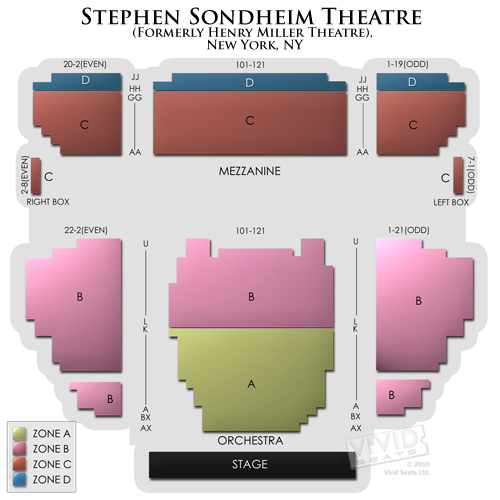 Stephen Sondheim Theatre Tickets Stephen Sondheim Theatre Seating