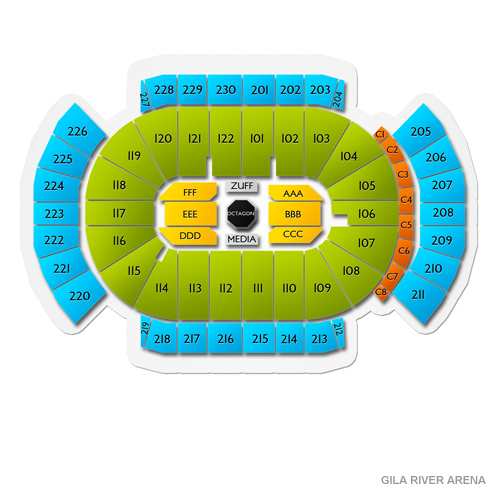 Gila River Casino Seating Chart