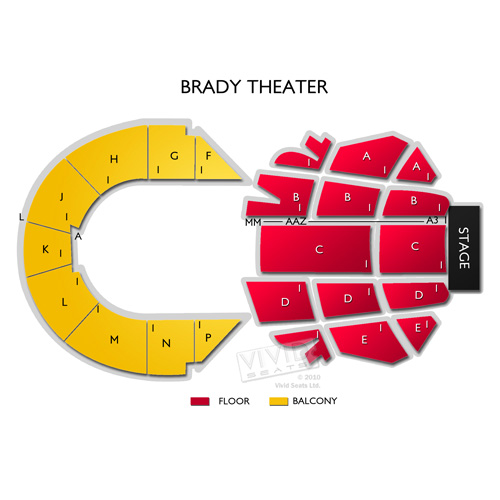 Brady Theater Tulsa Ok Seating Chart