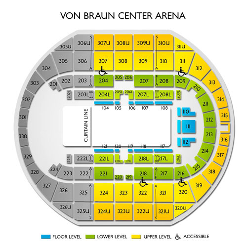 Von Braun Center Arena Tickets 16 Events On Sale Now TicketCity