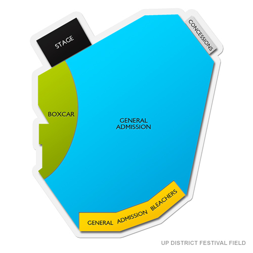 UP District Festival Field Venue Map