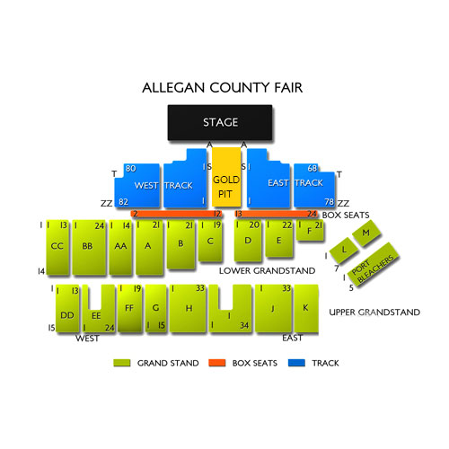 Allegan County Fair Venue Map