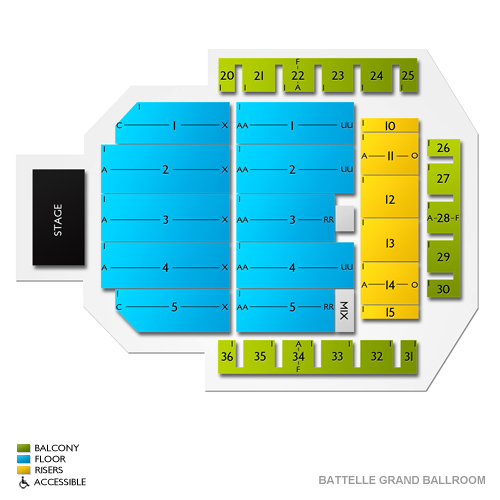 Greater Columbus Convention Center Seating Chart Vivid Seats