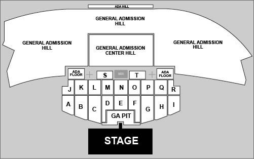 Thunder Ridge Nature Arena Venue Map