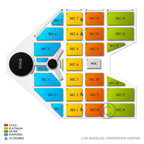 Los Angeles Convention Center Venue Map