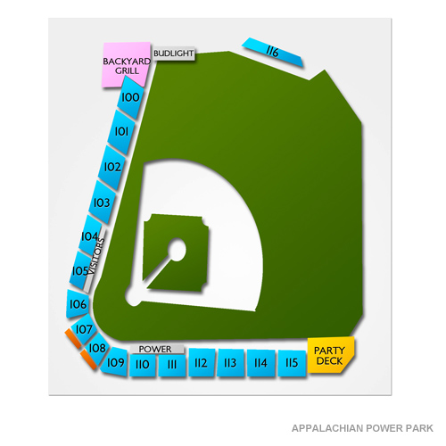 GoMart Ballpark Venue Map