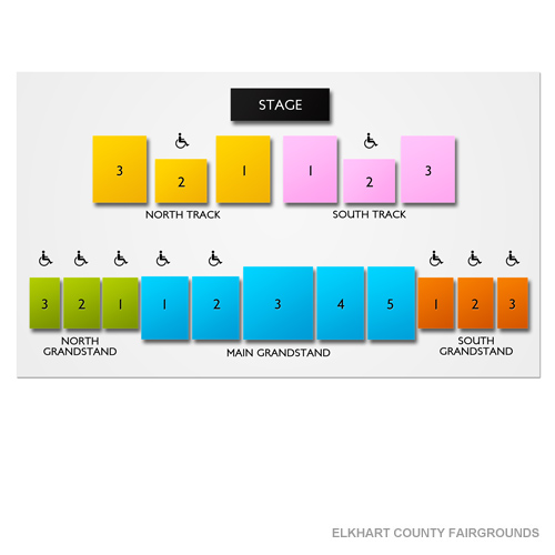 Elkhart County Fairgrounds Venue Map